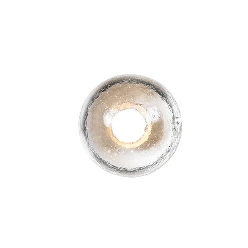 Transparent Rustic Outdoor Glass Wall Lights Waterproof LED Lighting