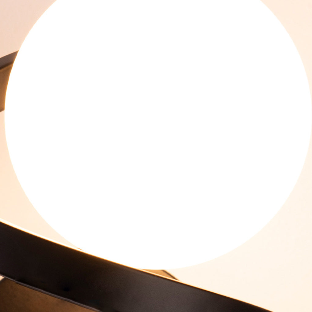 Modern Bedside Wall Lights Creative Curved Metal LED Light