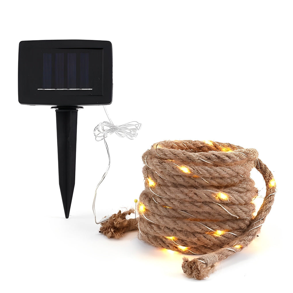 Hemp Rope Light Retro Decorative LED String Lights