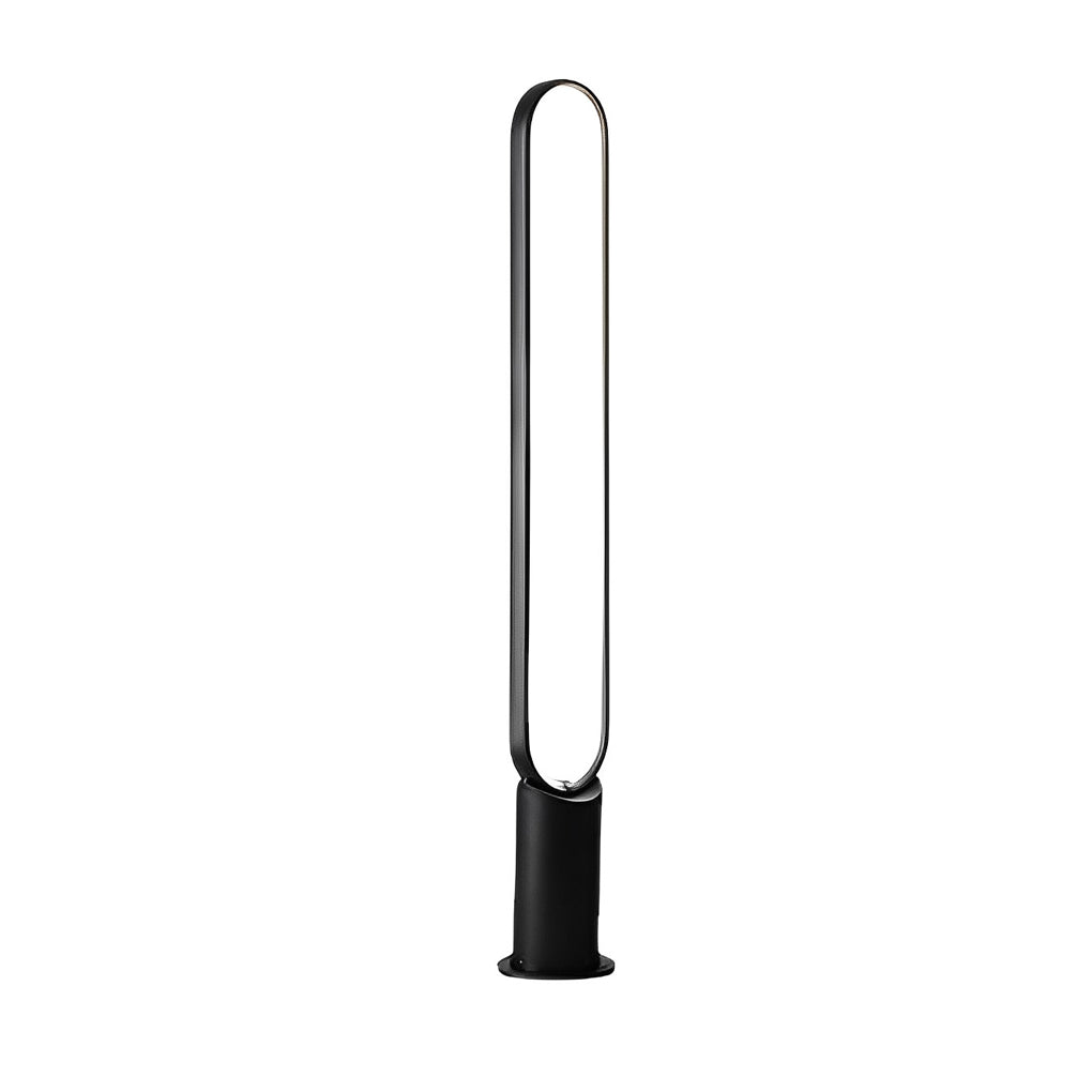 Modern Long Linear LED Solar Pathway Lights in Black Aluminum, Waterproof