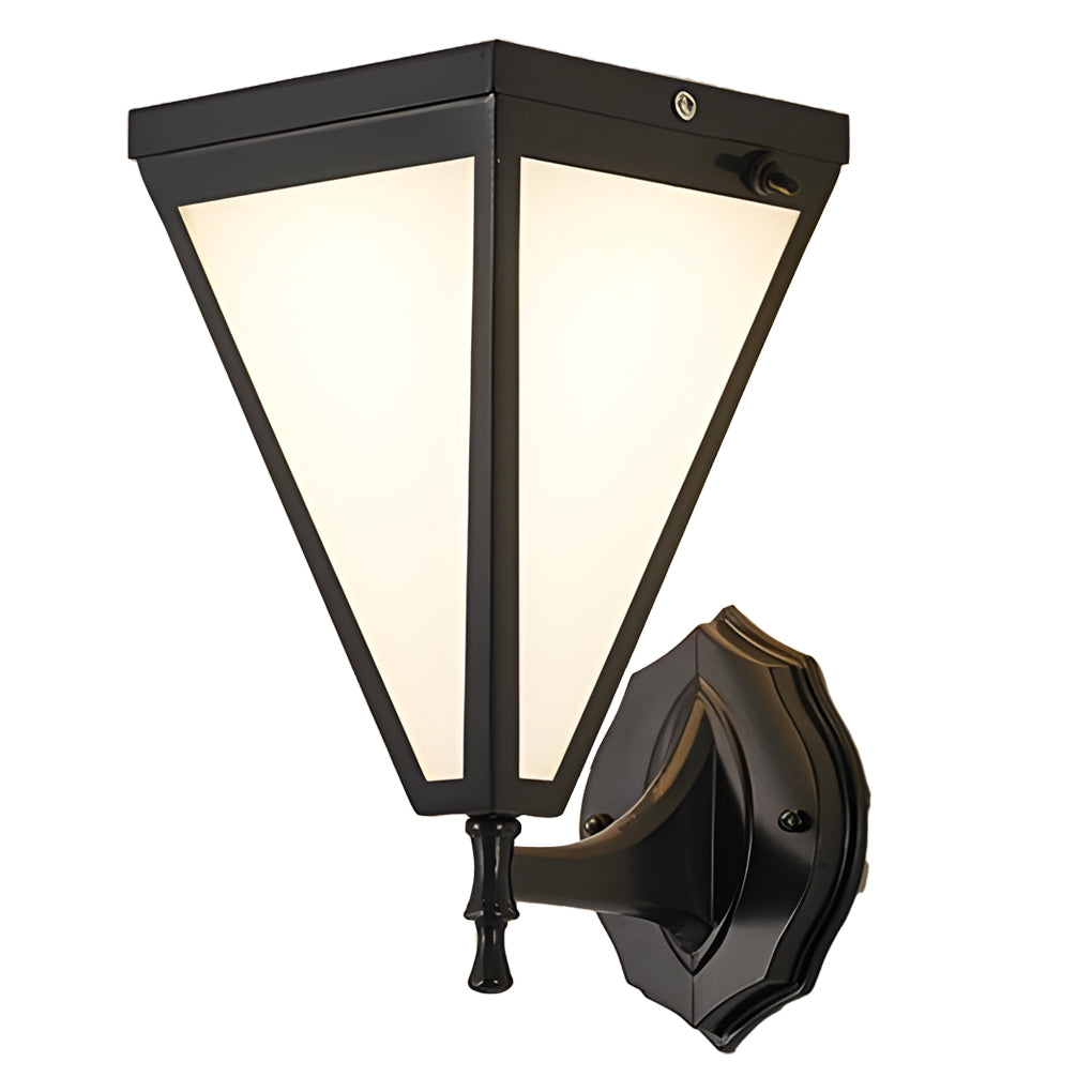 Industrial Tapered Plug-in Solar Waterproof LED Outdoor Wall Lighting
