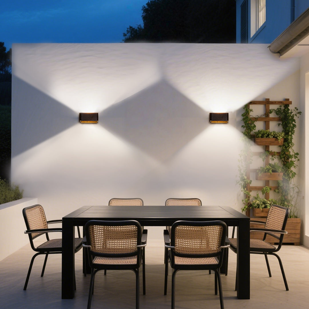 Outdoor Up And Down Wall Lights Minimalist Nordic Waterproof Wall Lighting