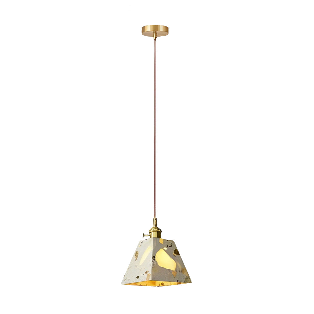 Retro Creative Terrazzo Concrete LED Nordic LED Chandelier