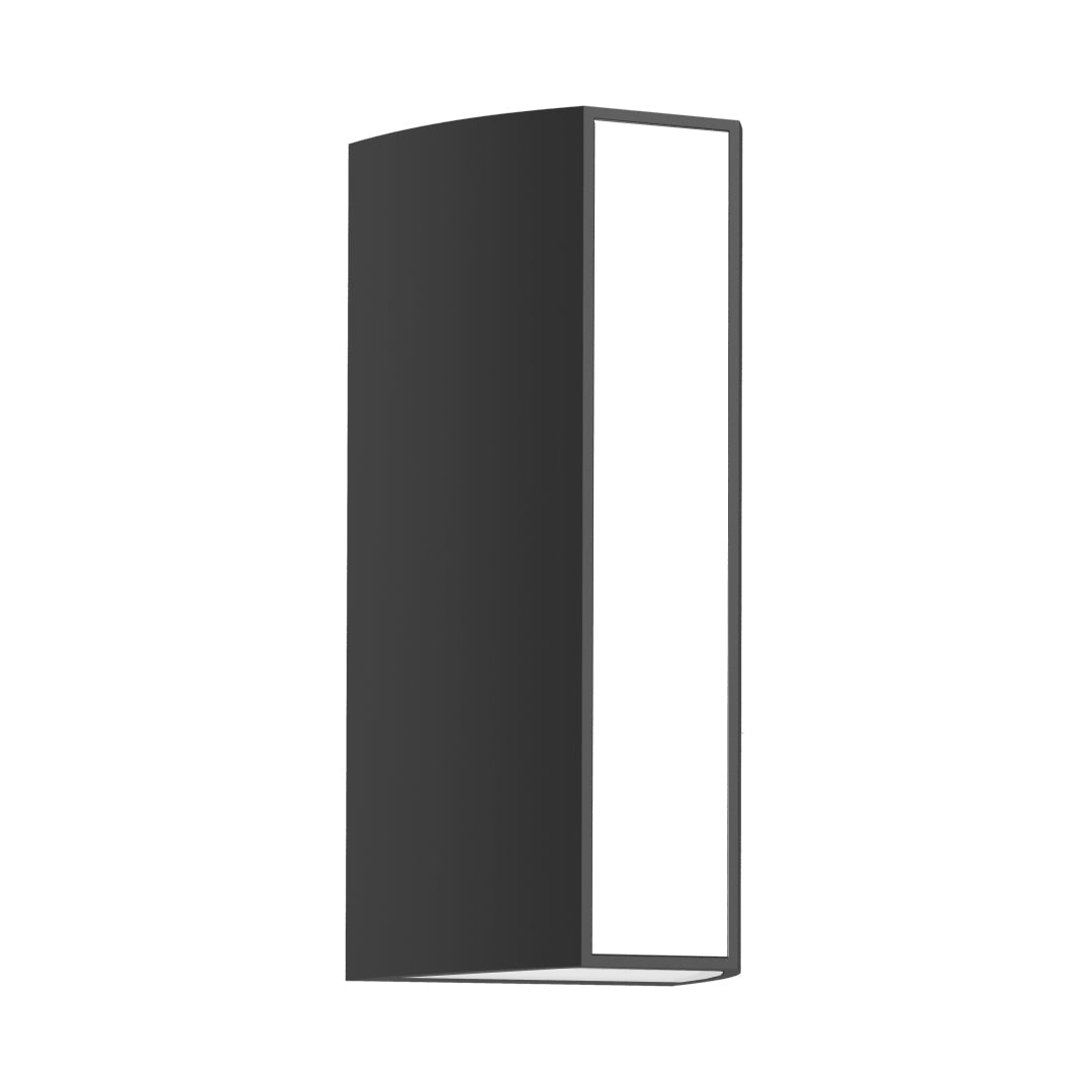 Black Outdoor Wall Sconce Modern Strip Waterproof Wall Light