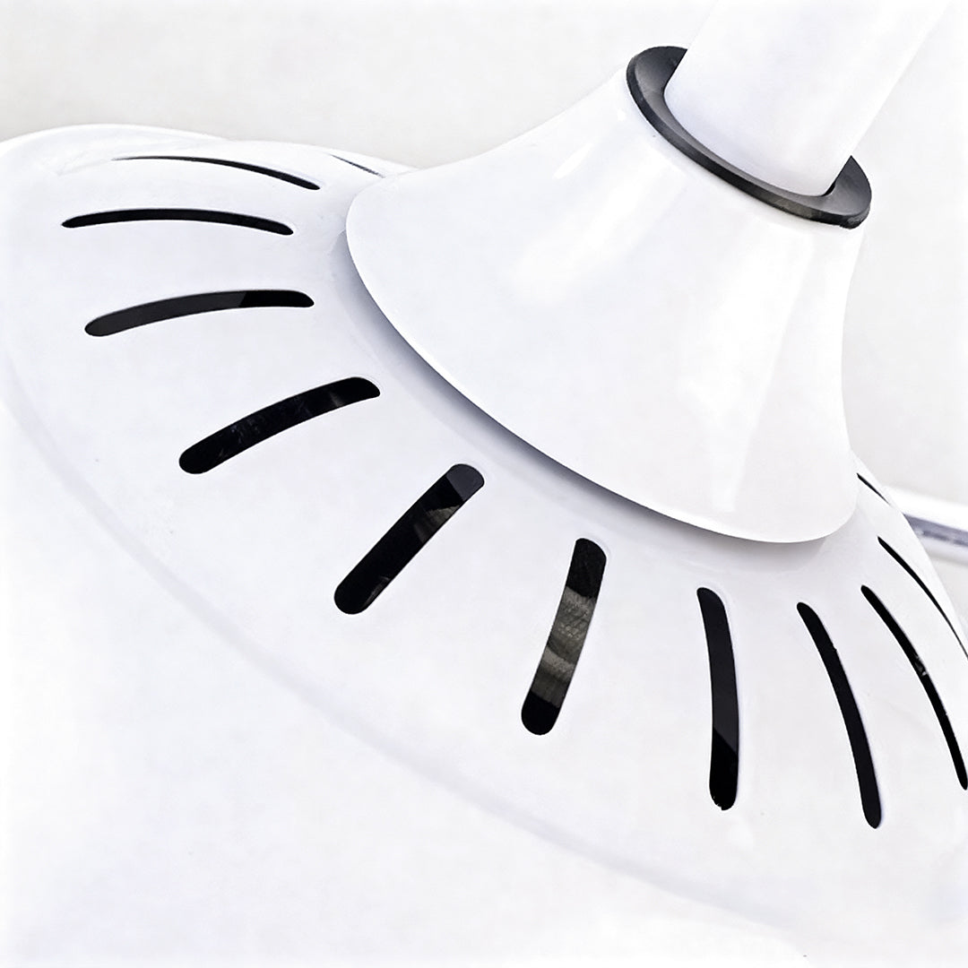 42 in Ceiling Fan with Light White ABS Blades and Acrylic Shade Light