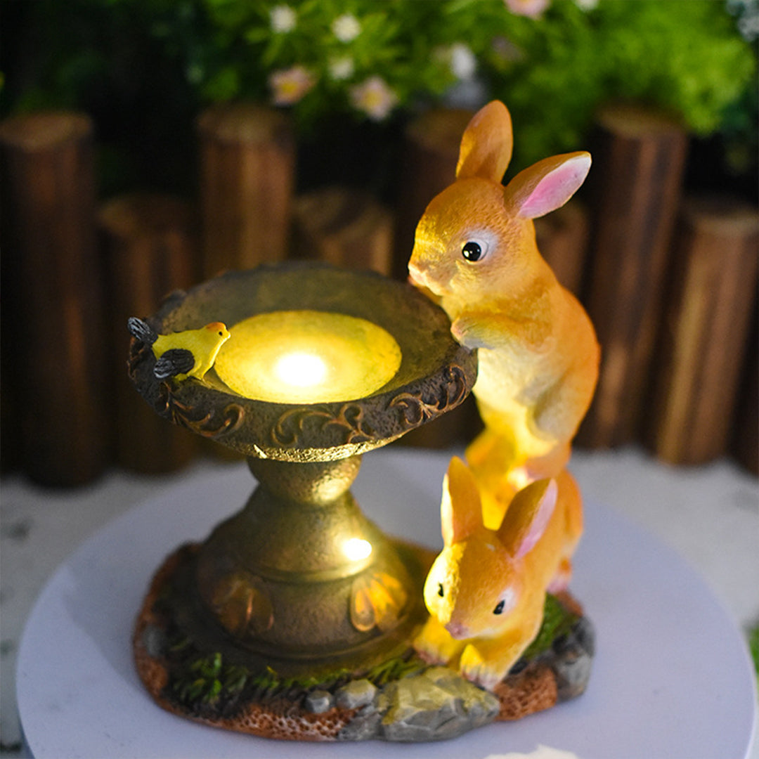 Resin Animal Solar Garden Lights