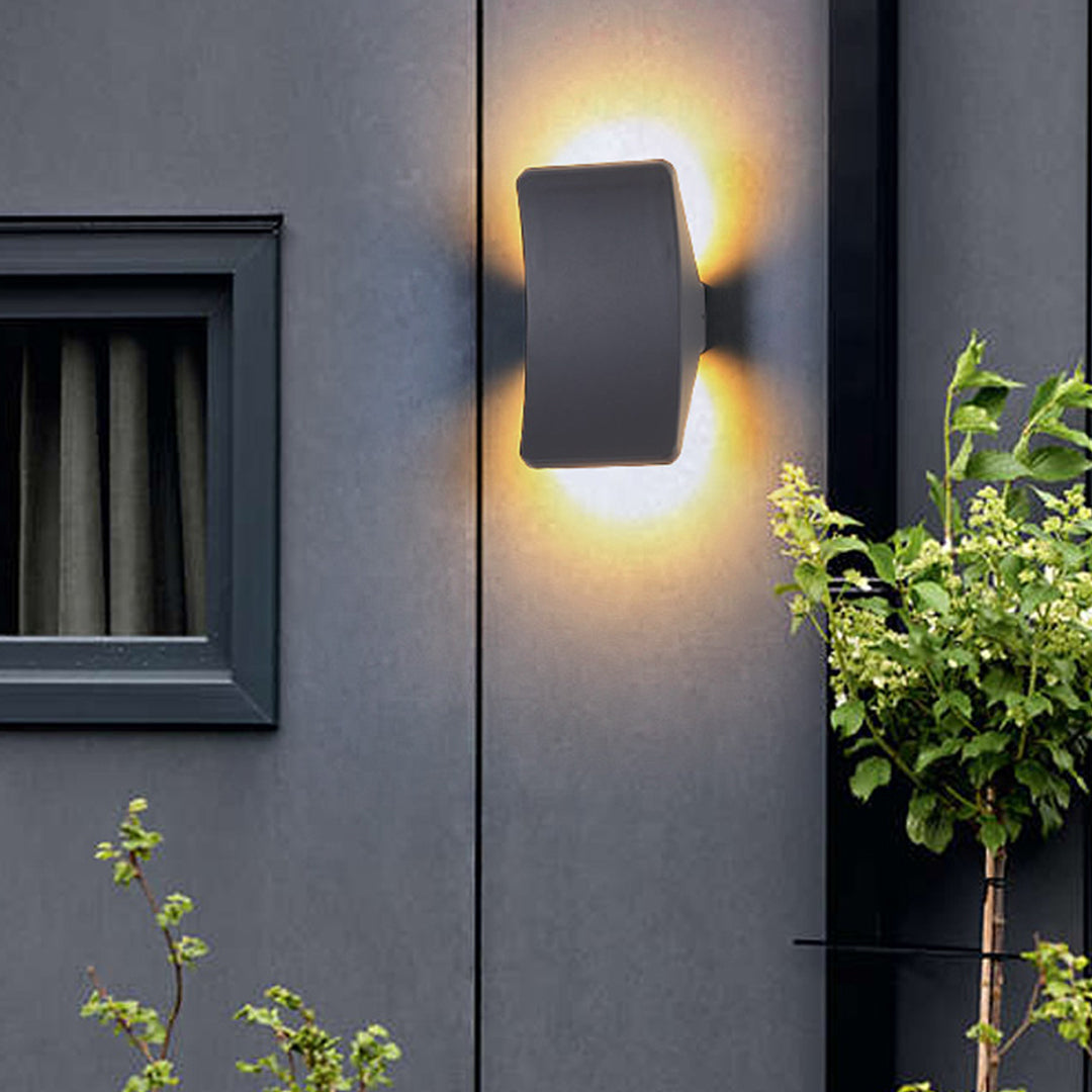 LED Outdoor In Wall Lights Waterproof Minimalist Style