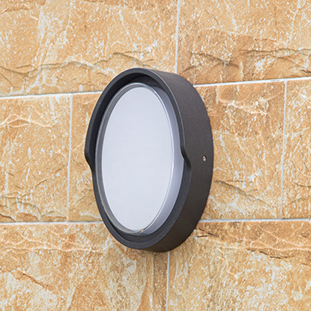 Outdoor Black Wall Lights Waterproof Minimalist Style