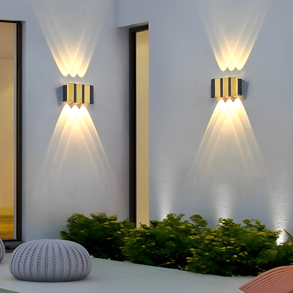 Modern up and down Wall Lights Black Gold Dual-Tone Light