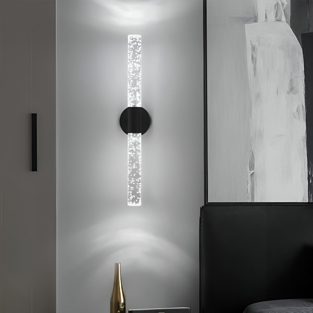 Nordic Cylinder LED Wall Lamp Wall Sconce Iron Acrylic Wall Light