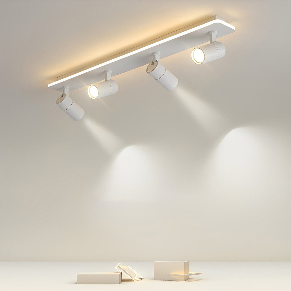Spotlight Fixture Rectangular Recessed Adjustable Light
