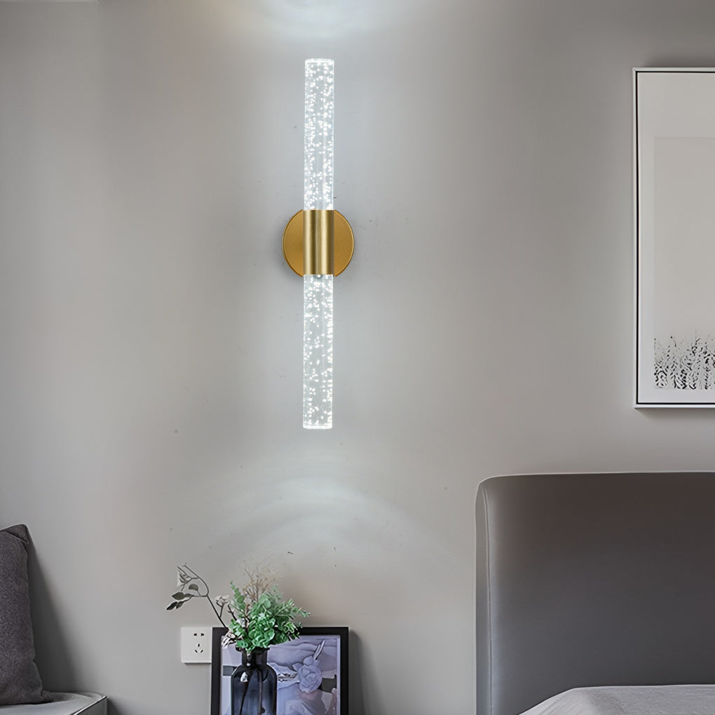 Nordic Cylinder LED Wall Lamp Wall Sconce Iron Acrylic Wall Light