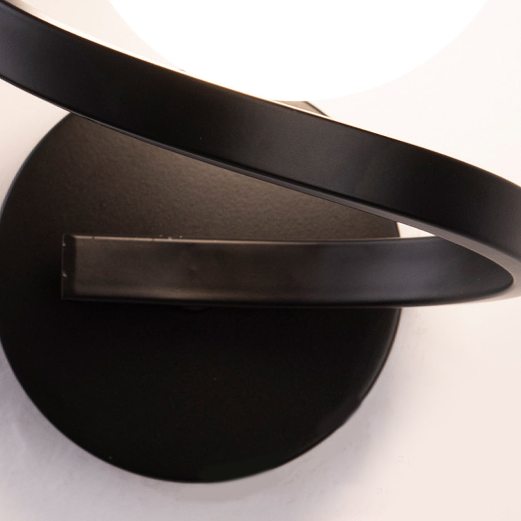 Modern Bedside Wall Lights Creative Curved Metal LED Light