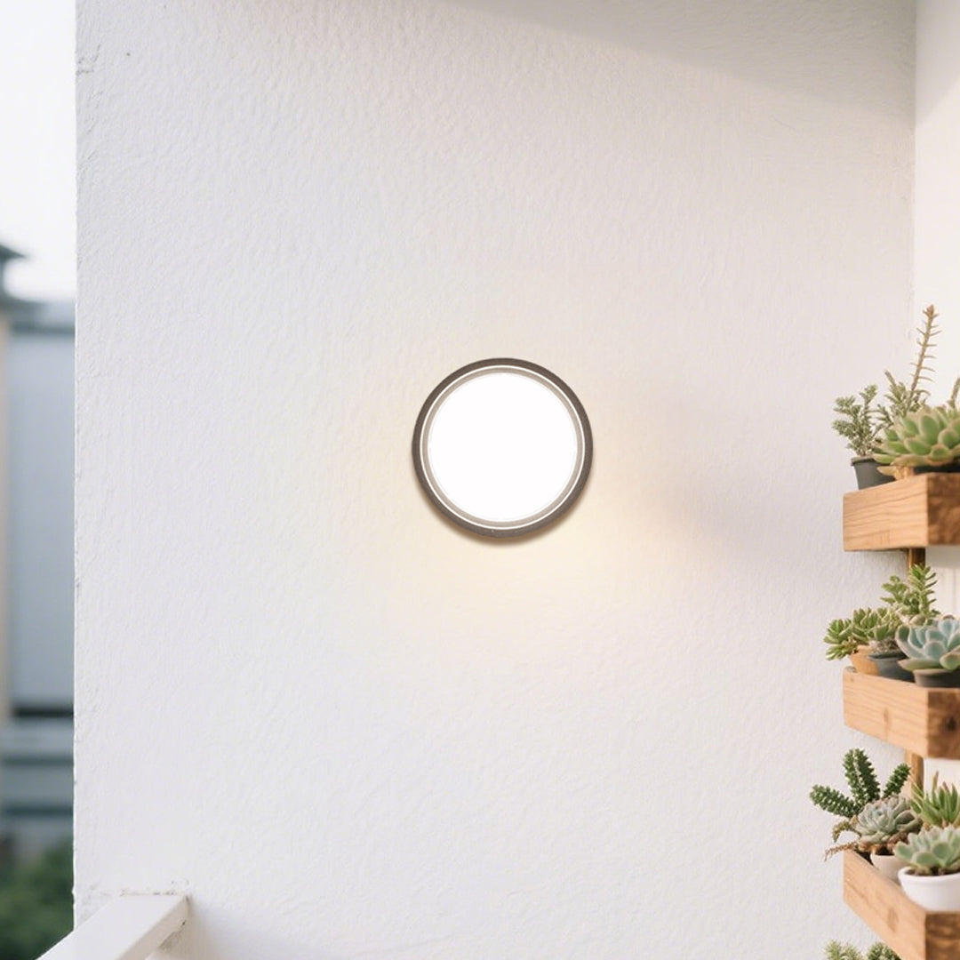 Outdoor Black Wall Lights Waterproof Minimalist Style