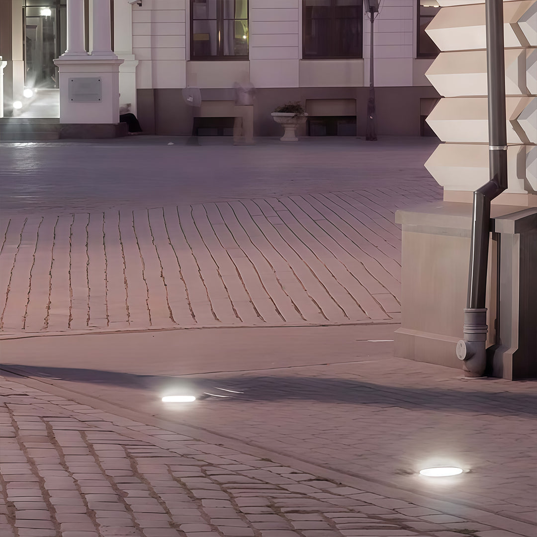 Landscape Lighting Set: Well Light, Step Light & Transformer