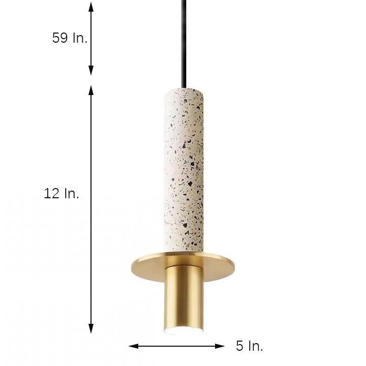 1 Light Pendant Light Cylindrical Circular LED Classic Island Lights