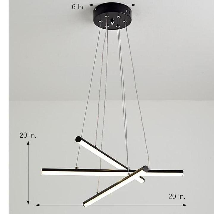 3-piece LED Bar Lights Modern Chandeliers Hanging Lamp
