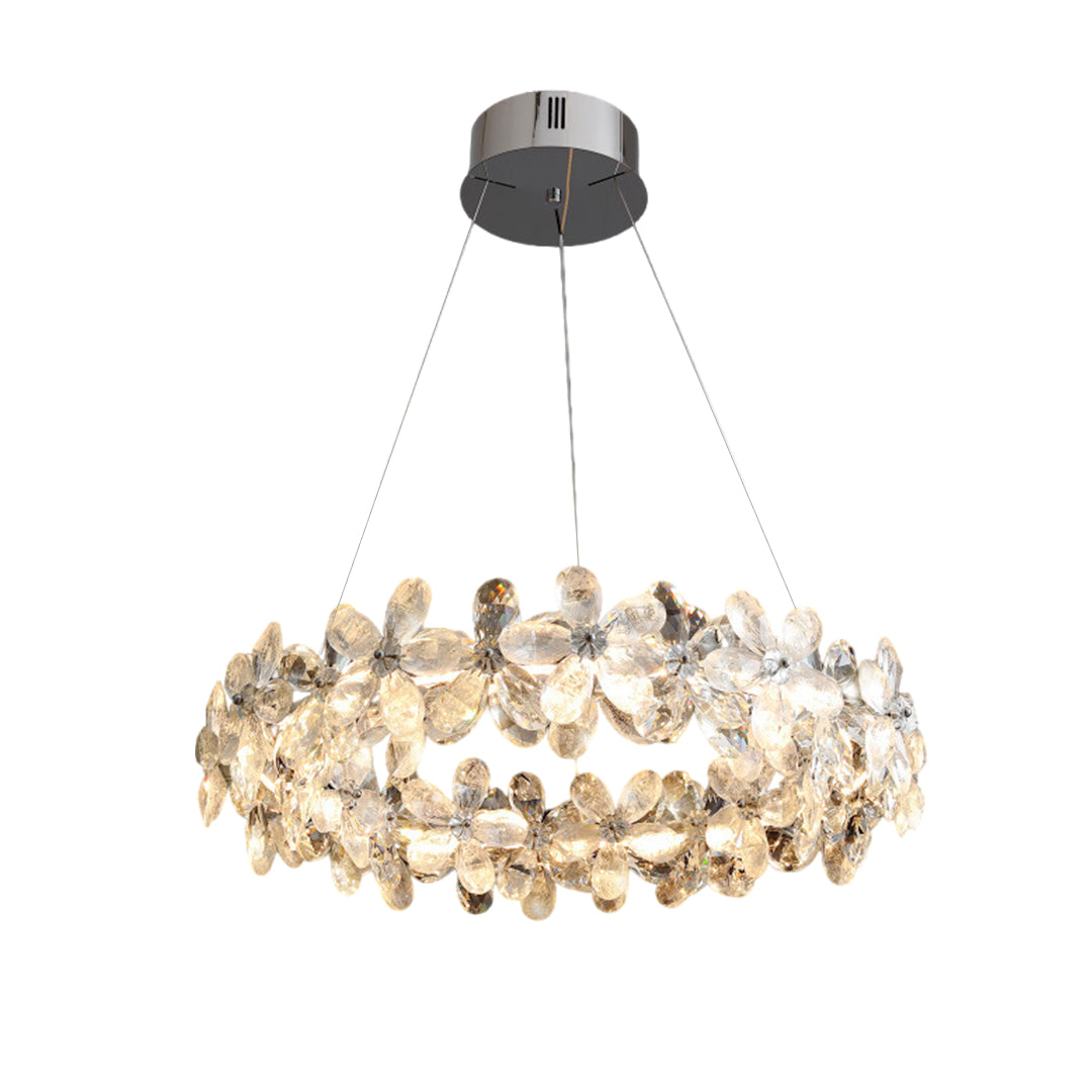 Dining Room Crystal Chandelier French Flower Art Chandelier