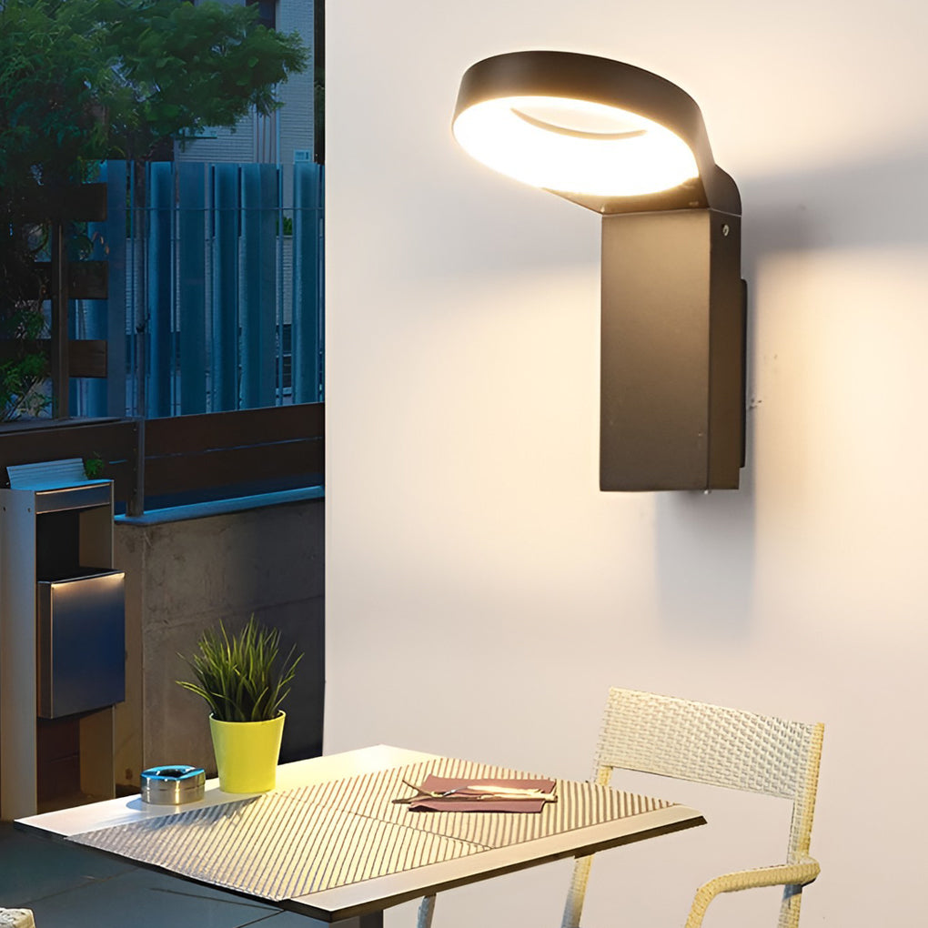 18W LED Ring Outdoor Landscape Lighting – Versatile Wall & Path Lamp