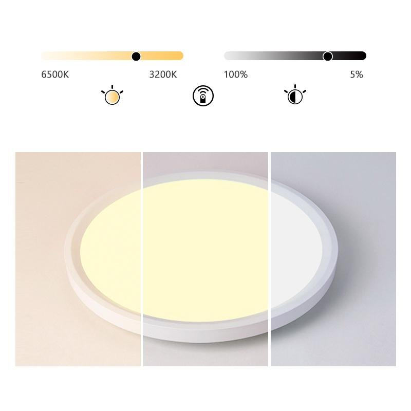 Black/White Nordic Industrial Flush Mount Ceiling Lights