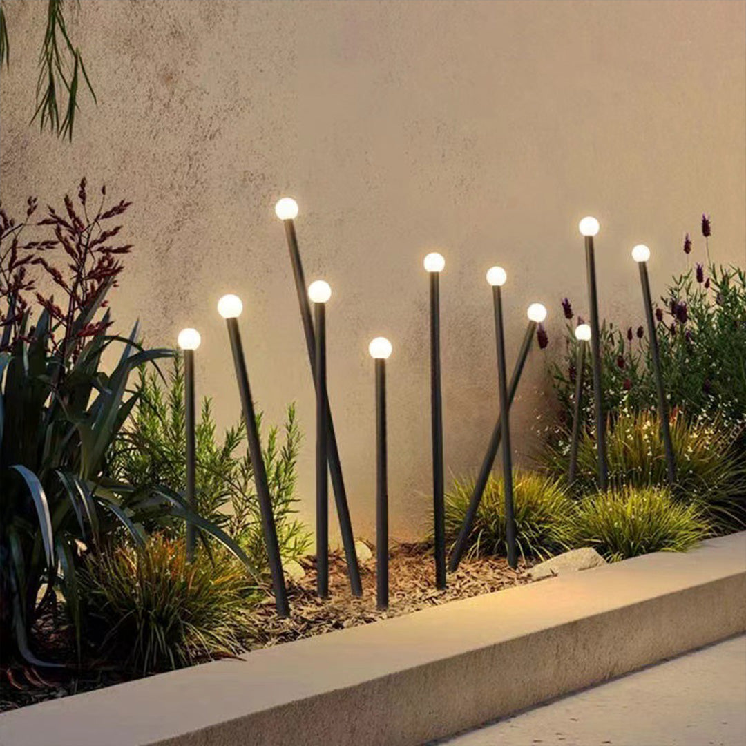 Outdoor Stake Light Modern Courtyard Waterproof LED Ground Insert Light