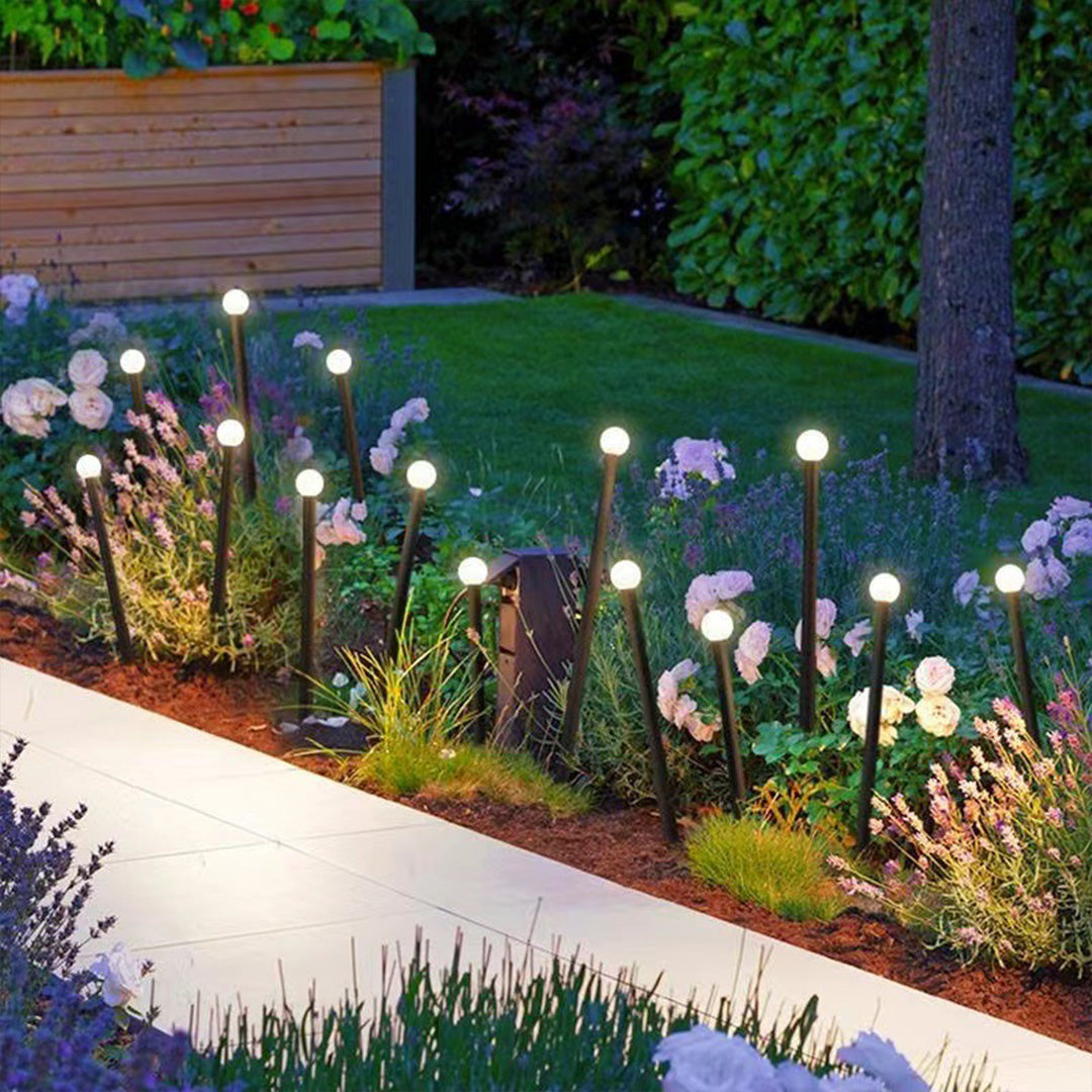 Outdoor Stake Light Modern Courtyard Waterproof LED Ground Insert Light
