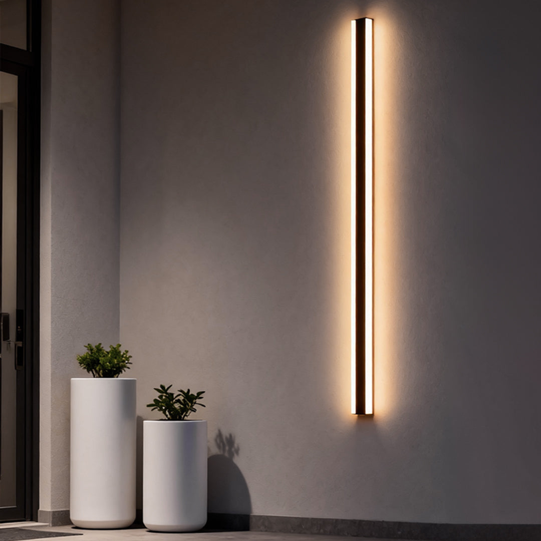 RGB Wall Light Modern Linear Waterproof LED Metal Light
