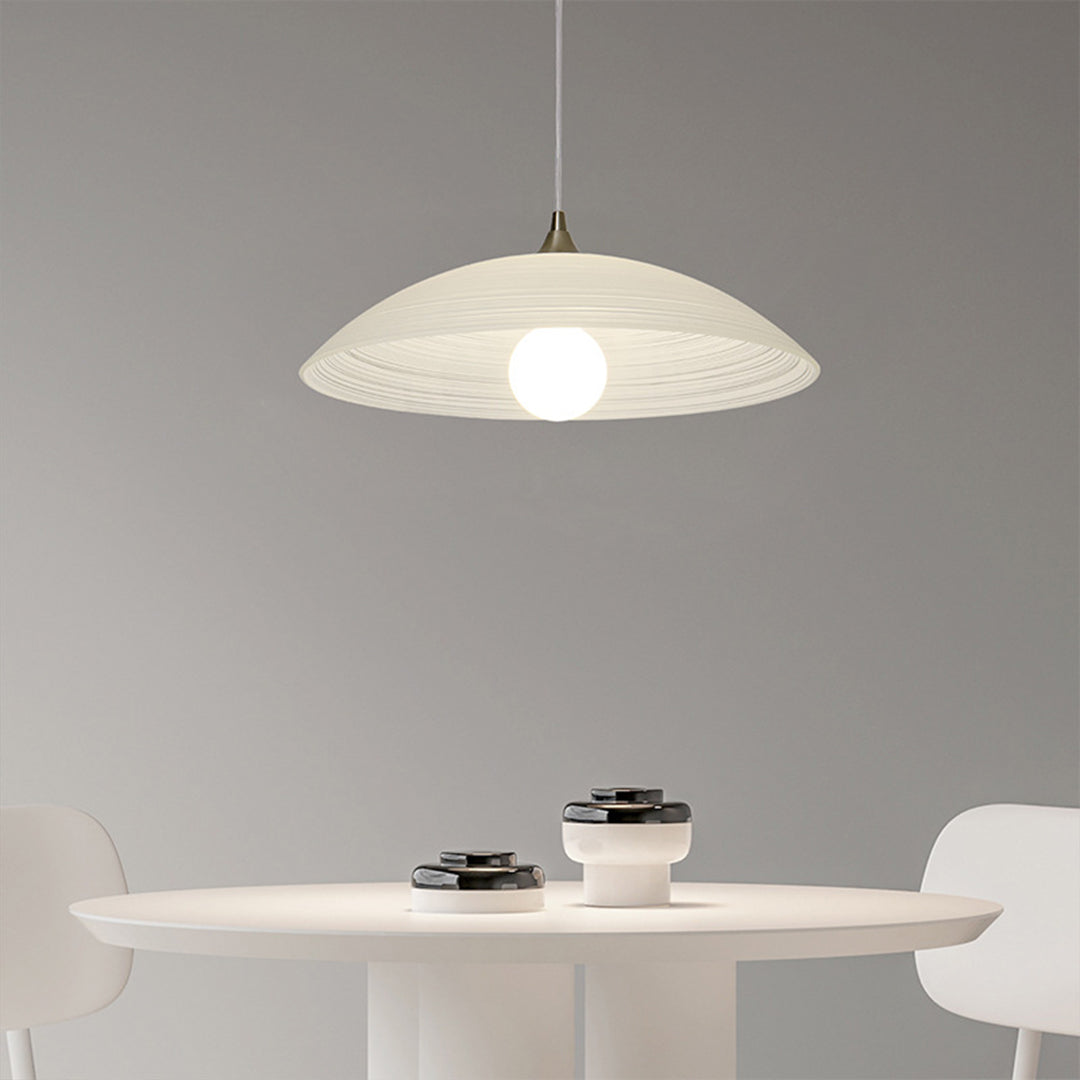 Japanese Style Pendant Light Retro Water Pattern Glass Light