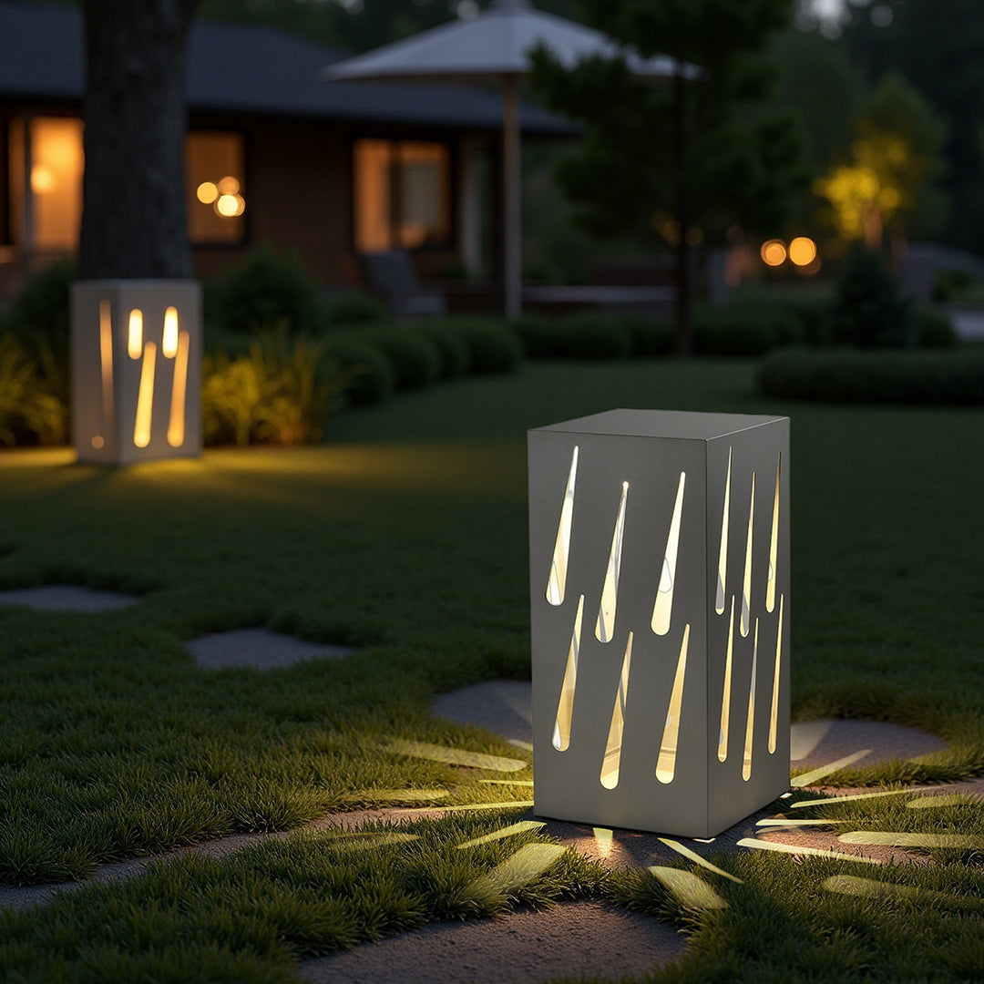 Landscape LED Lights Outdoor Waterproof Perforated Bollard Light