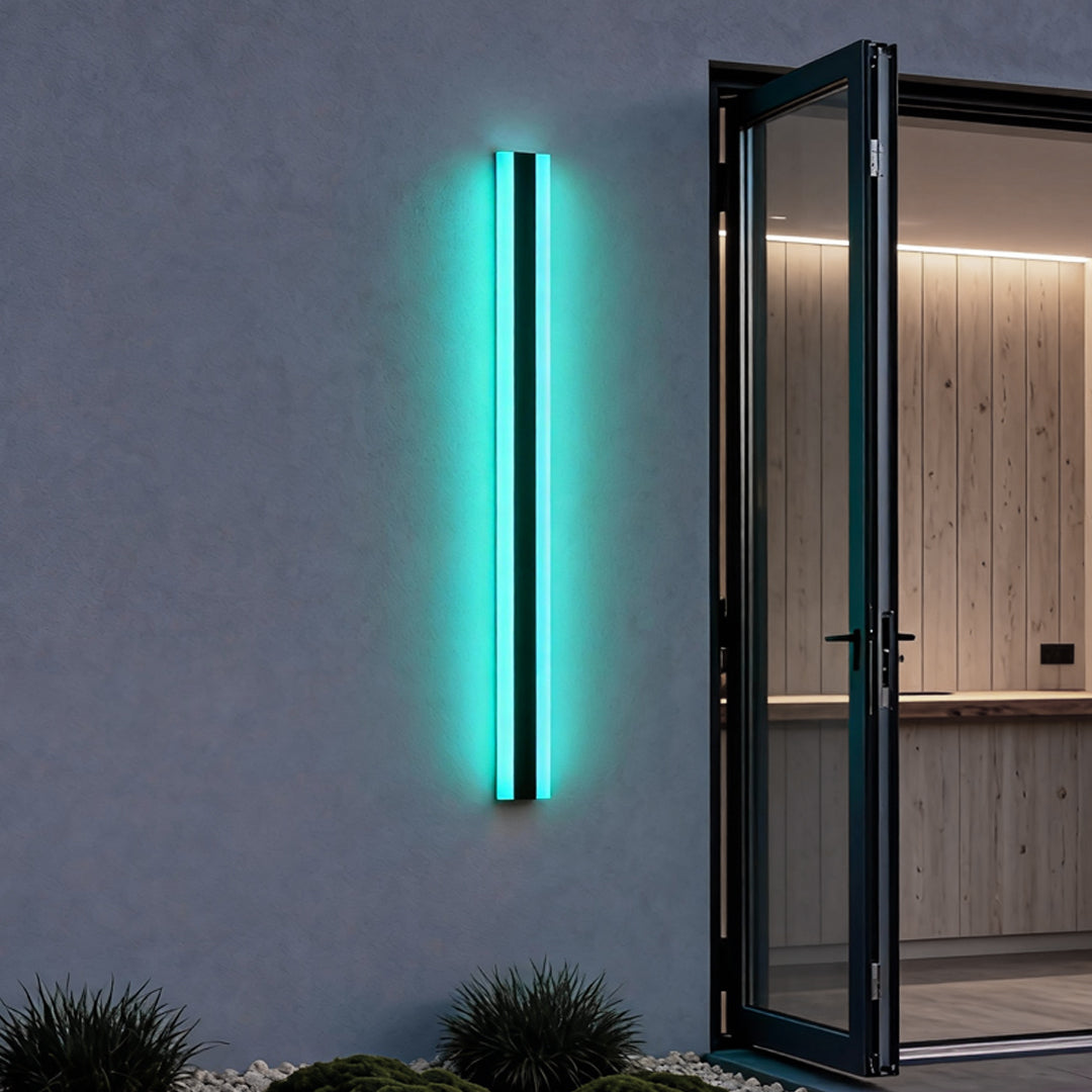 RGB Wall Light Modern Linear Waterproof LED Metal Light