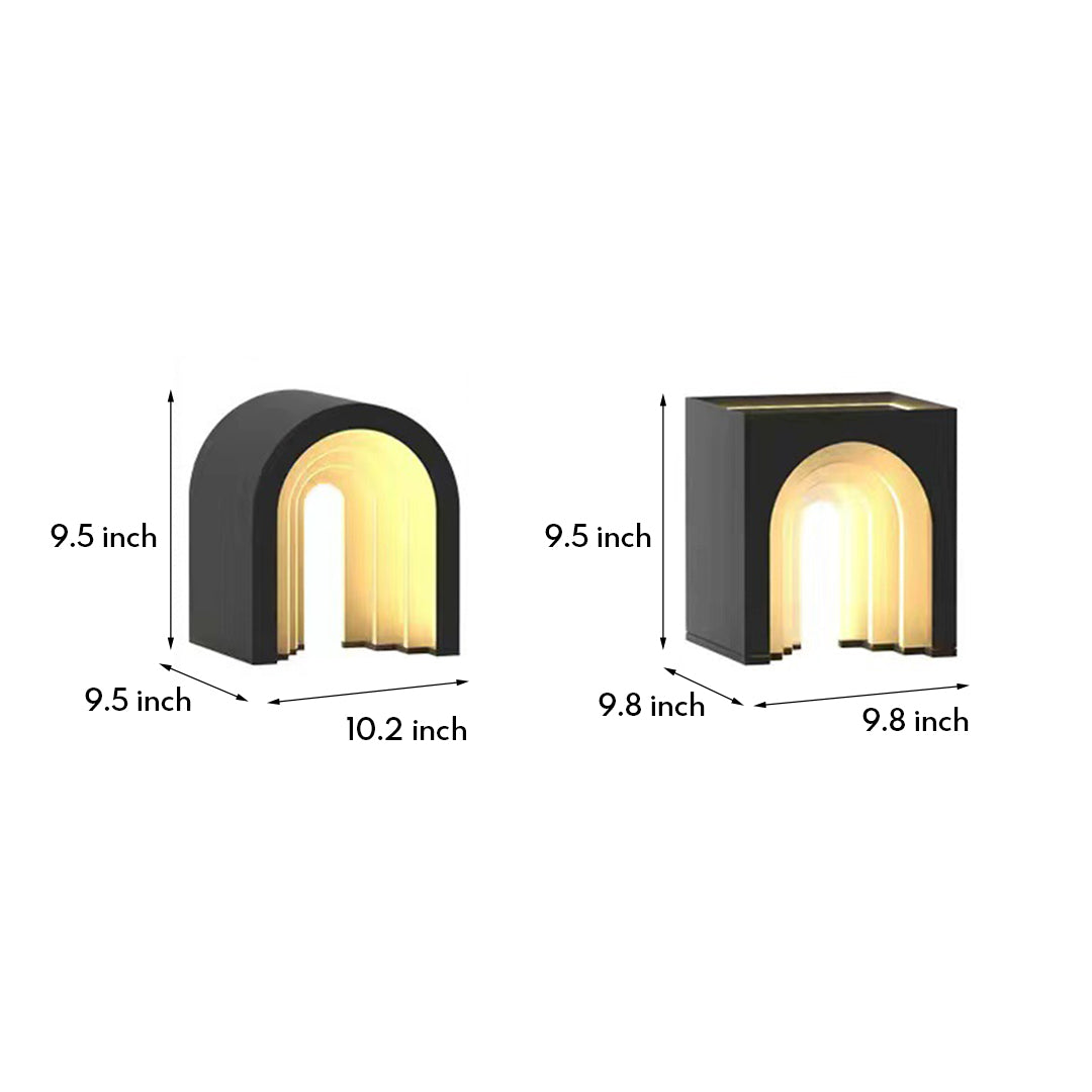 Outdoor Garden Pillar Lights Modern Minimalist Courtyard Column Light