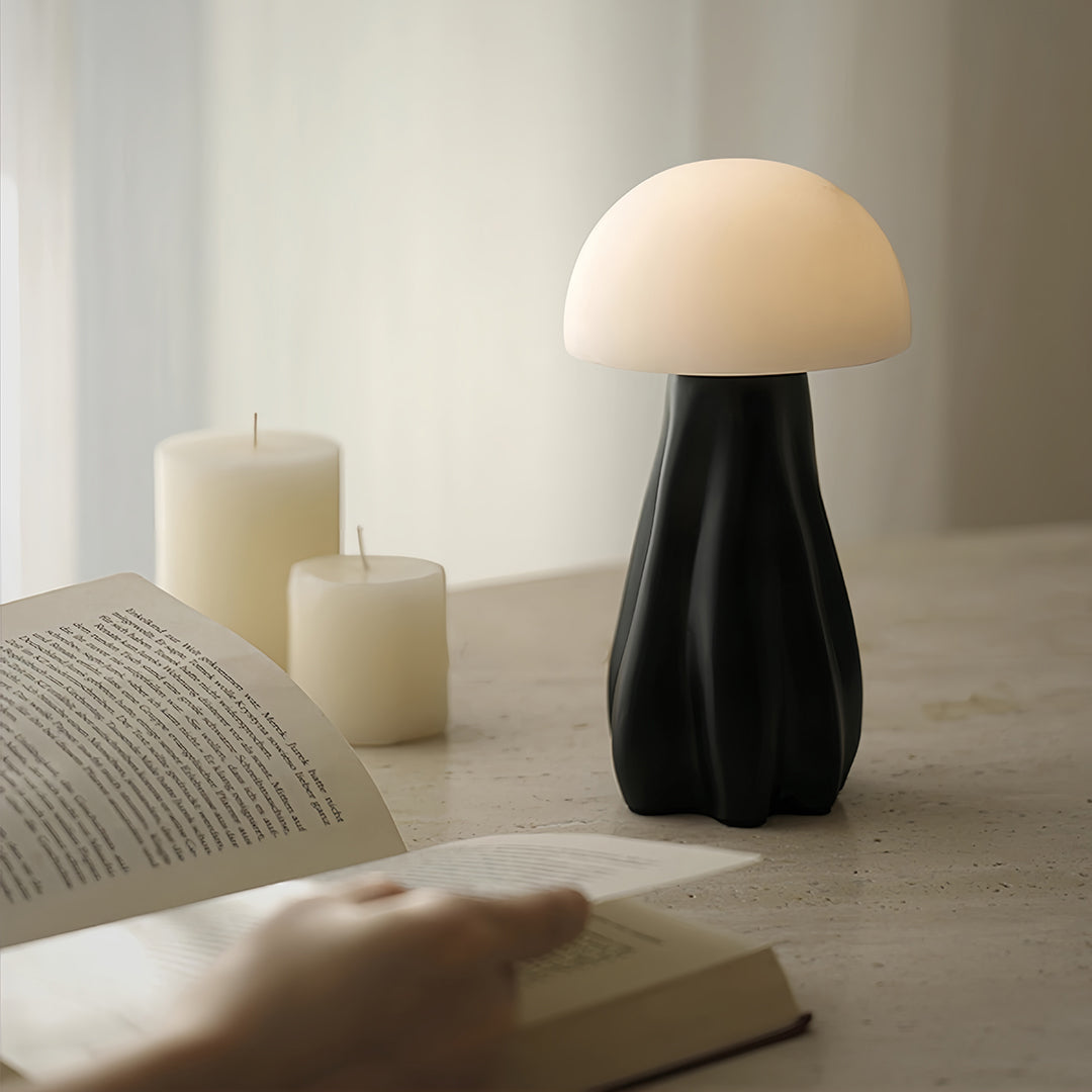 Table Mushroom Lamps Nordic Resin LED Unique Atmosphere Lamp