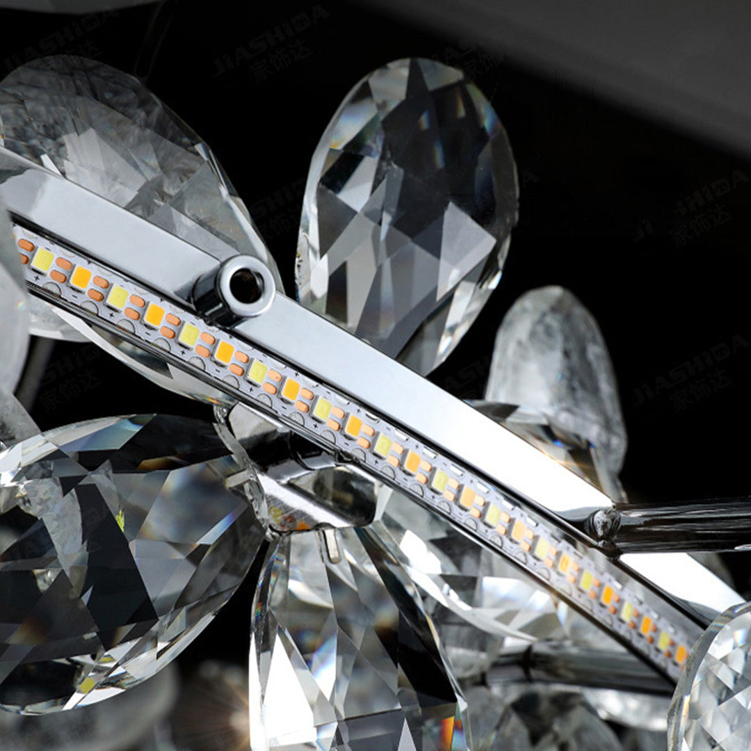Dining Room Crystal Chandelier French Flower Art Chandelier
