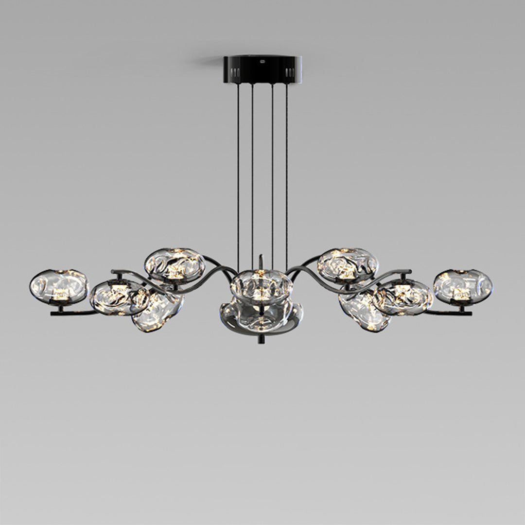 Modern LED Chandelier wide-spectrum Magic Bean Glass Light