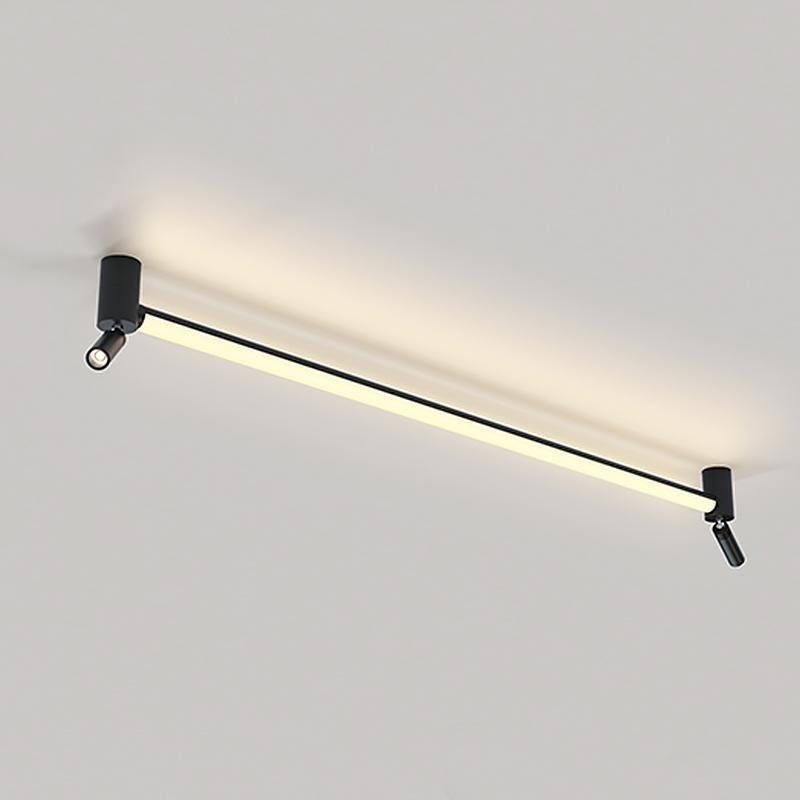 Modern LED Bar Lights Flush Mount Ceiling Lights with Spotlight