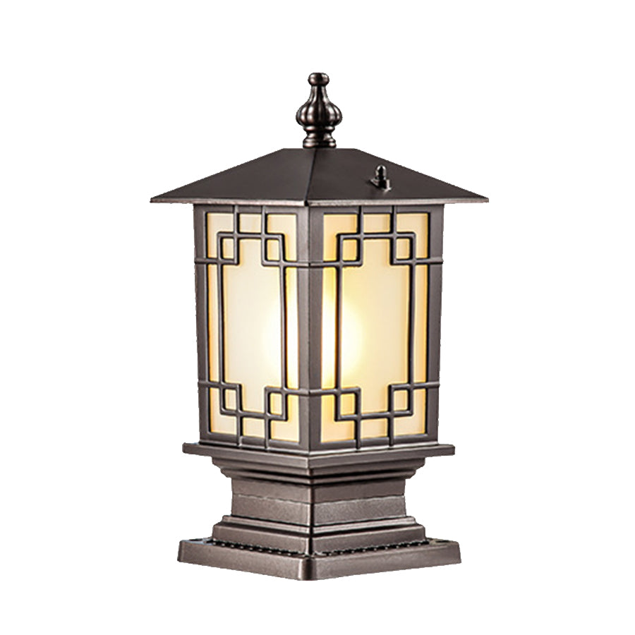 Pillar Light Fixtures Waterproof Three Color Temperature Adjustable