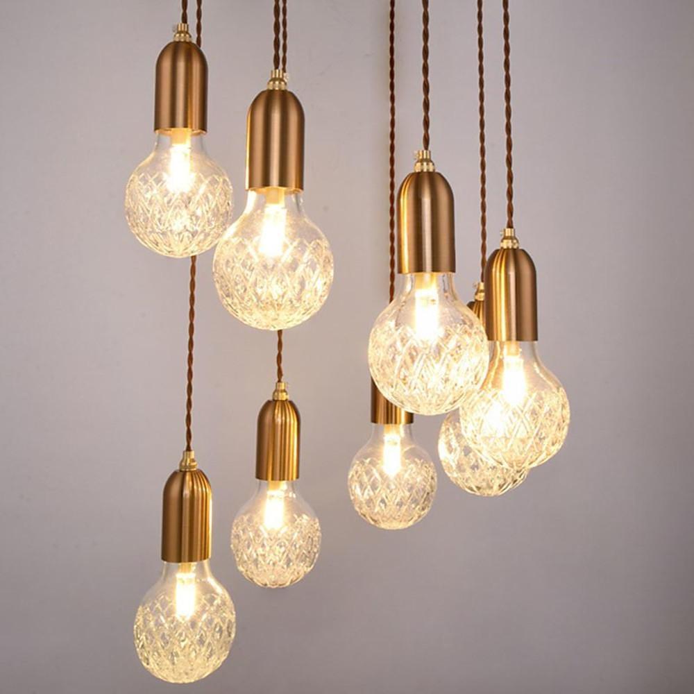 Acrylic Bulb Chandelier Bubble Earth LED Modern Light