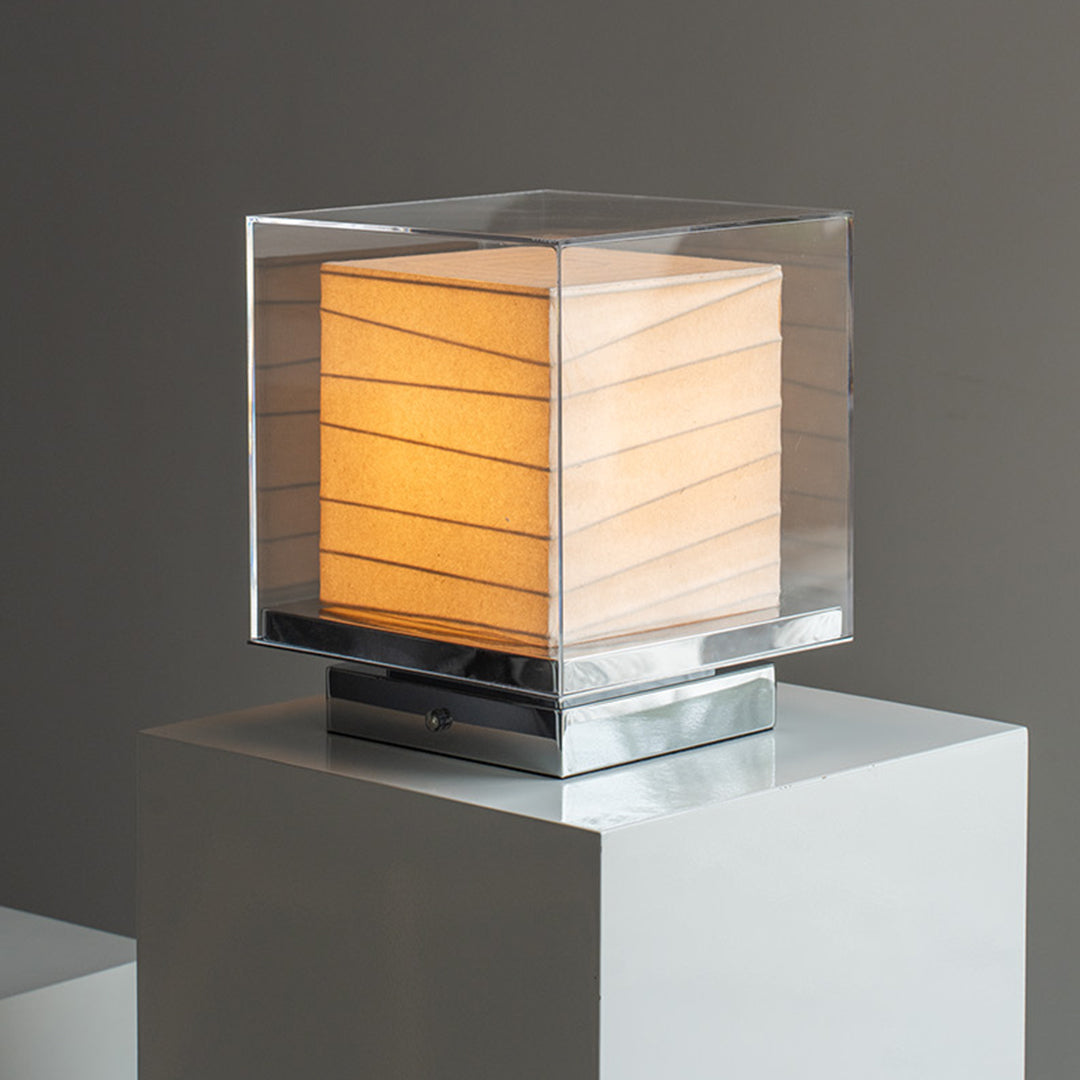 Japanese Paper Table Lamp Retro Wabi-Sabi Style Ambient Lamp