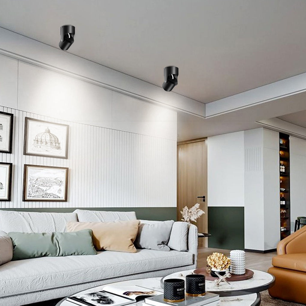 Adjustable Downlights Aluminum Alloy Round Modern Ceiling Light