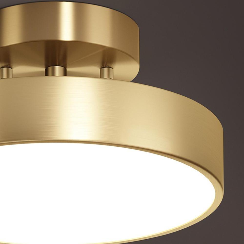 Adjustable LED Ceiling Lights Nordic Style Copper LED Light