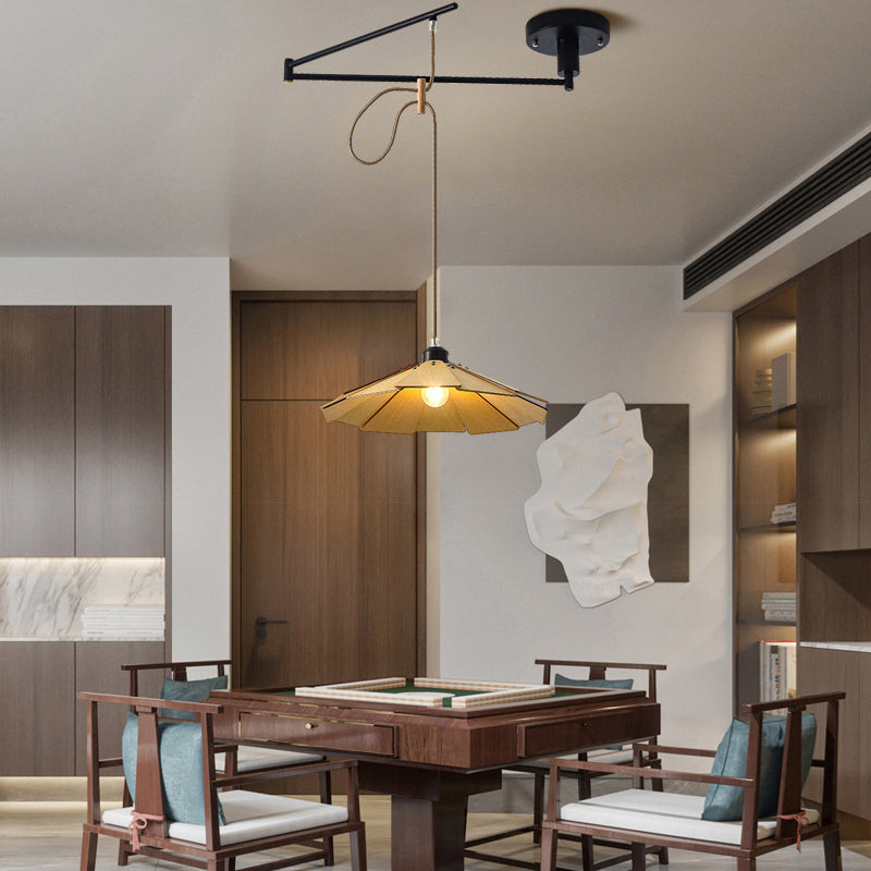 Adjustable Pendant Light Fixtures Dimmable Swing Arm Light
