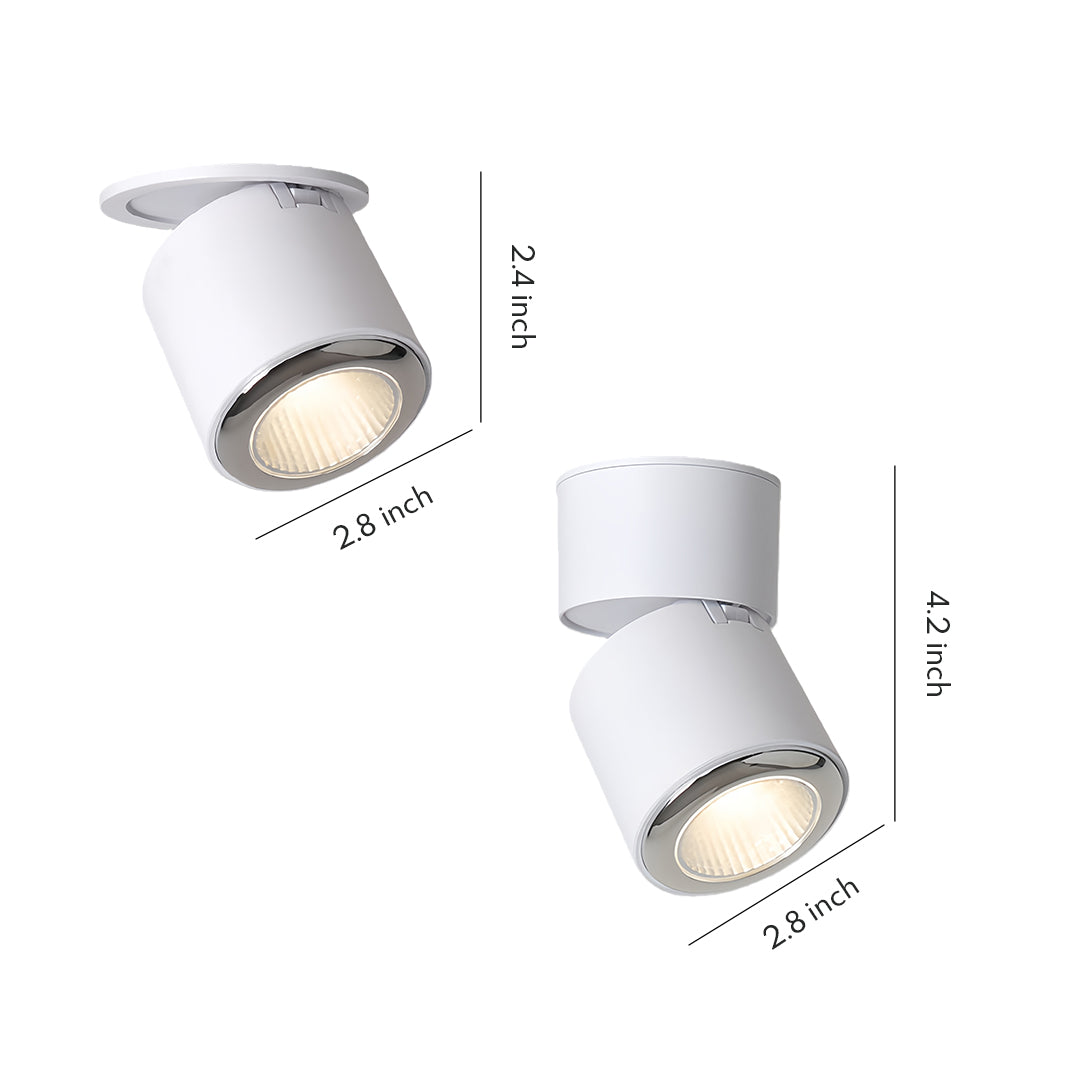 Adjustable Spotlight Anti-Glare 360° Rotating Deep Baffle LED Light