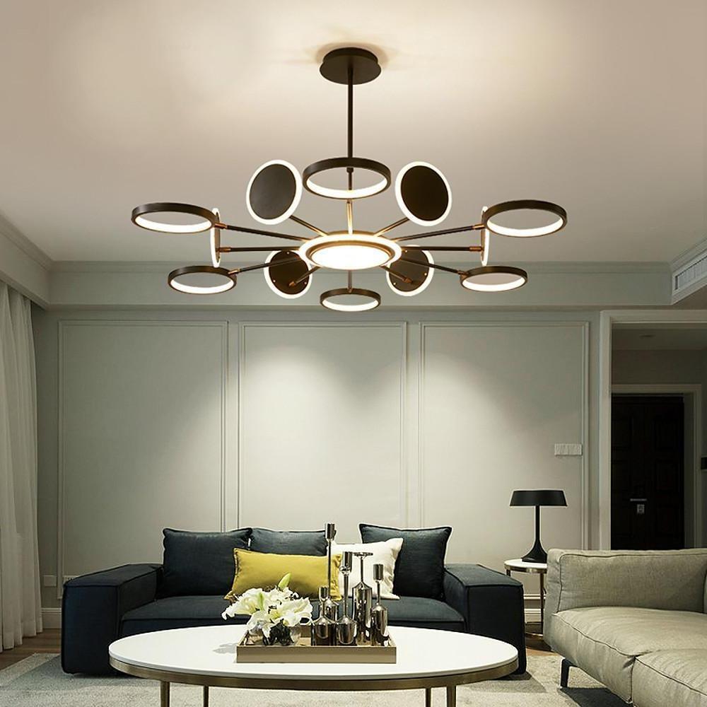 Multi Circle Design Pendant Lighting Acrylic Aluminum Alloy LED Ceiling Lights