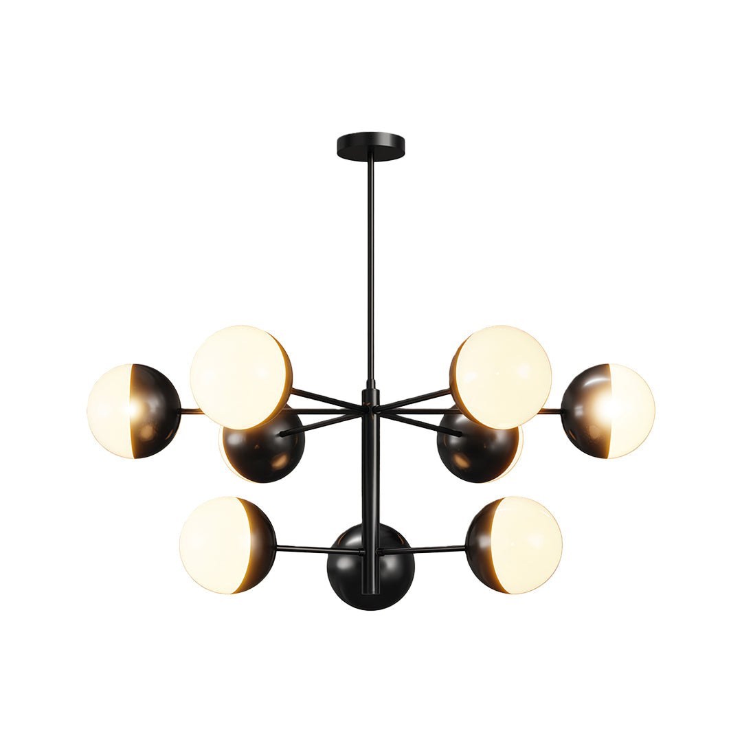 Globe Light Chandelier Modern Solid Copper Ceiling Light
