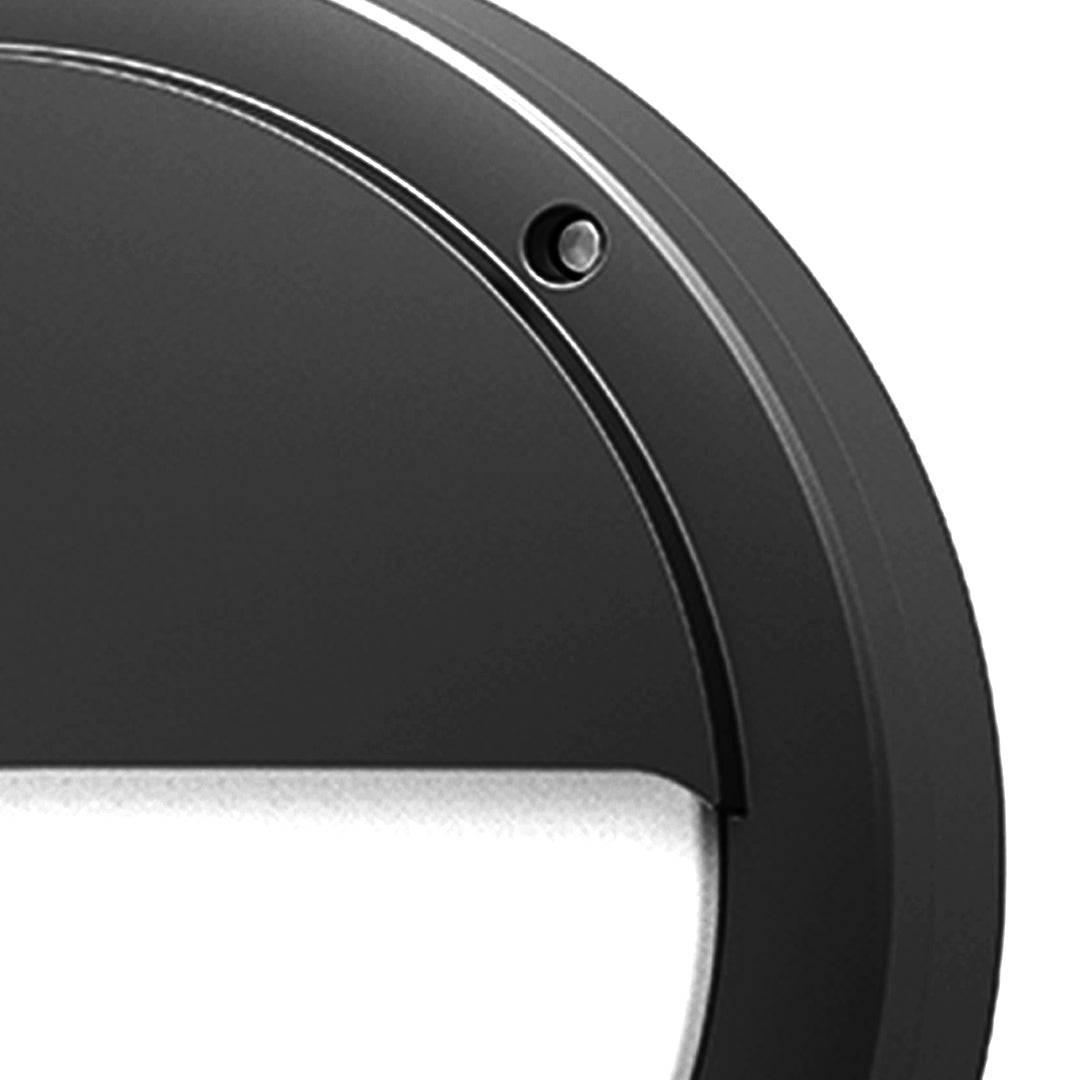 Round Outdoor Wall Sconce Waterproof Minimalist Style