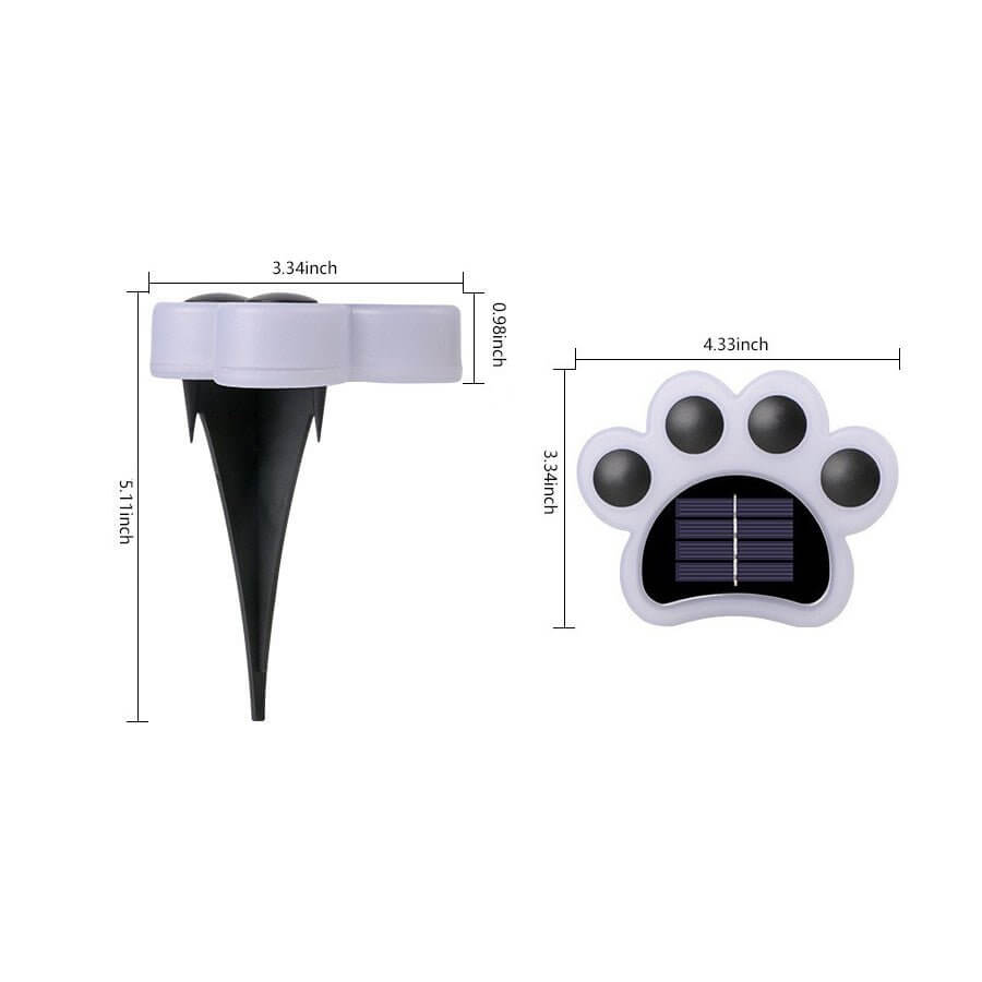 Animal Paw Step Stairs Light Modern Solar-Powered Lights