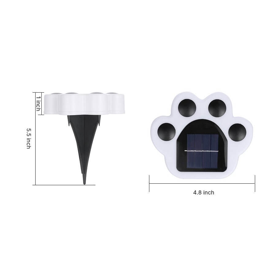 Animal Paw Step Stairs Light Modern Solar-Powered Lights