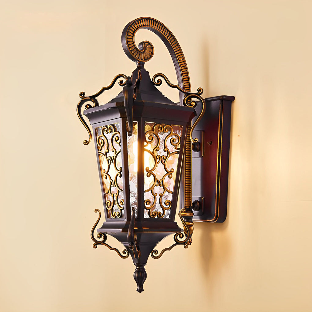 Antique Outdoor Wall Sconces Waterproof European Lamp