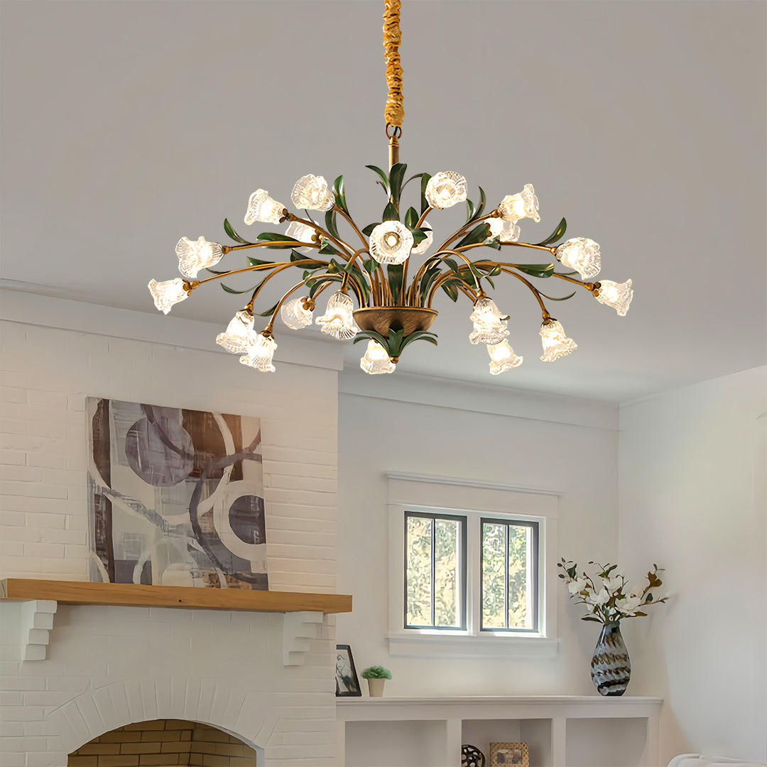 Vintage Floral Chandelier Vintage Rustic Branch Ceiling Light