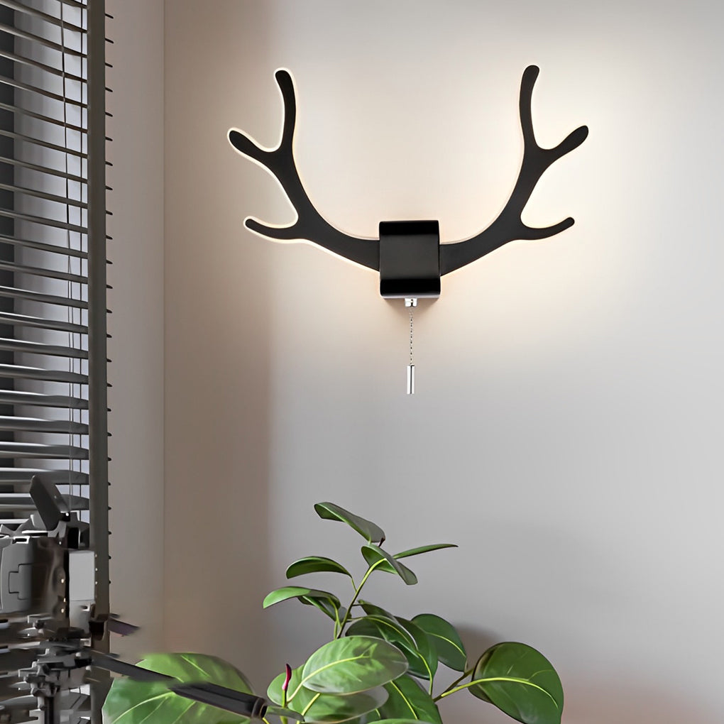 Antler Wall Sconce Light Modern Creativity Iron LED Lamp